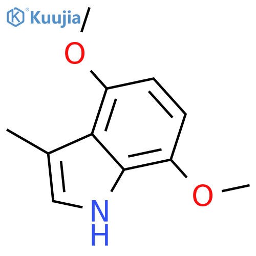 4,7-dimethoxy-3-methyl-1H-Indole structure
