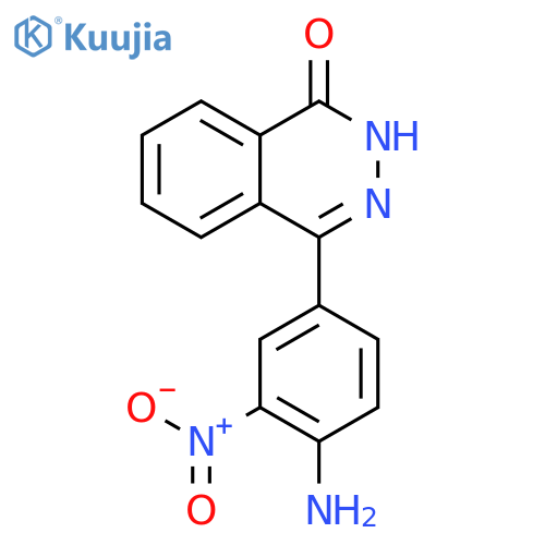 1(2H)-Phthalazinone, 4-(4-amino-3-nitrophenyl)- structure
