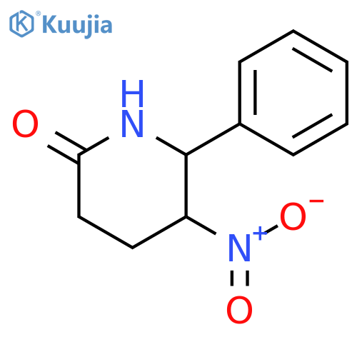 2-Piperidinone,5-nitro-6-phenyl- structure
