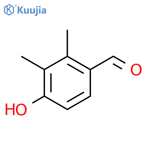 Benzaldehyde, 4-hydroxy-2,3-dimethyl- structure