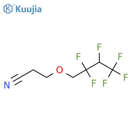 3-(2,2,3,4,4,4-Hexafluoro-butoxy)-propionitrile structure
