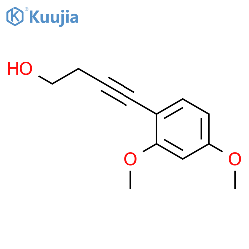 3-BUTYN-1-OL, 4-(2,4-DIMETHOXYPHENYL)- structure