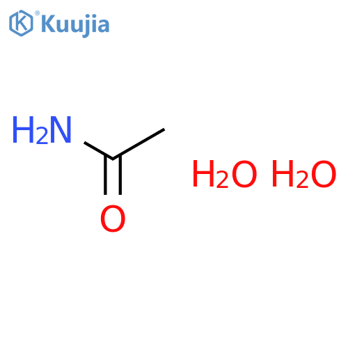 ACETAMIDE, DIHYDRATE structure