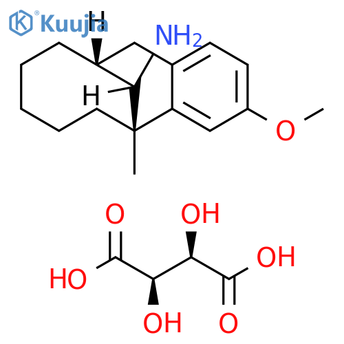 (5R,11S,13S)-rel-(+)-5,6,7,8,9,10,11,12-Octahydro-3-methoxy-5-methyl-5,11-methanobenzocyclodecen-13-amine L-Tartaric Acid structure