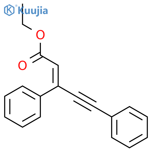 2-Penten-4-ynoic acid, 3,5-diphenyl-, ethyl ester, (2Z)- structure