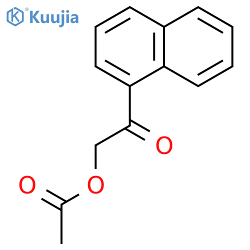 Ethanone, 2-(acetyloxy)-1-(1-naphthalenyl)- structure