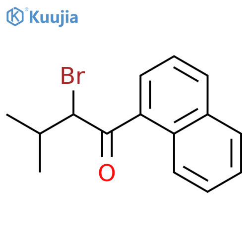 1-BUTANONE, 2-BROMO-3-METHYL-1-(1-NAPHTHALENYL)- structure
