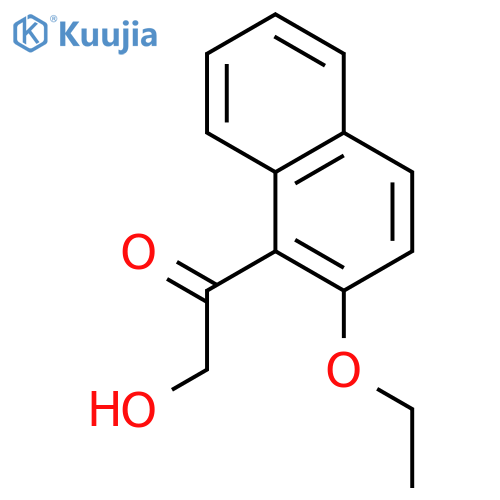 ETHANONE, 1-(2-ETHOXY-1-NAPHTHALENYL)-2-HYDROXY- structure