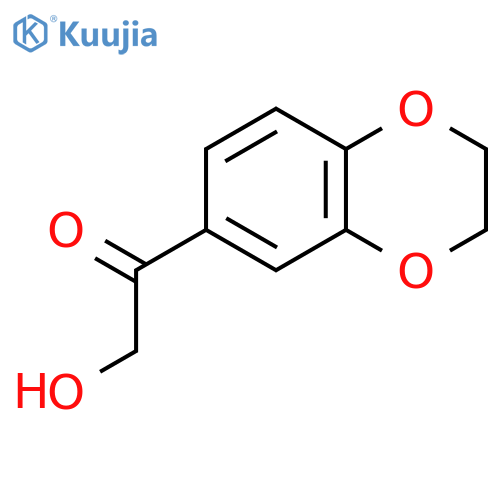 1-(2,3-dihydro-1,4-benzodioxin-6-yl)-2-hydroxyethanone structure
