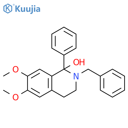 1-Isoquinolinol,1,2,3,4-tetrahydro-6,7-dimethoxy-1-phenyl-2-(phenylmethyl)- structure