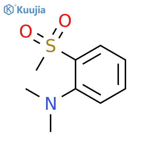 Benzenamine, N,N-dimethyl-2-(methylsulfonyl)- structure