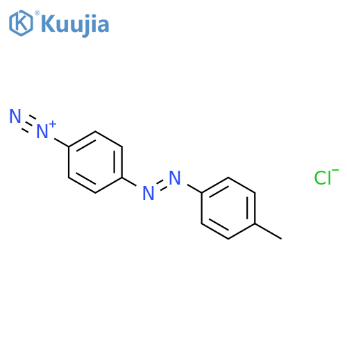 Benzenediazonium, 4-[(4-methylphenyl)azo]-, chloride structure