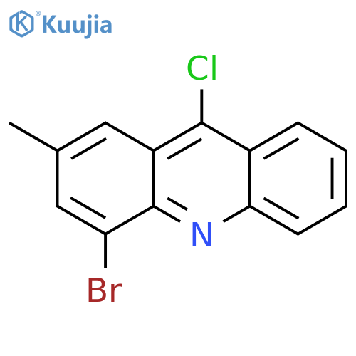 ACRIDINE, 4-BROMO-9-CHLORO-2-METHYL- structure