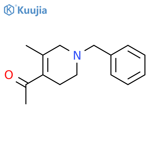 ETHANONE, 1-[1,2,5,6-TETRAHYDRO-3-METHYL-1-(PHENYLMETHYL)-4-PYRIDINYL]- structure