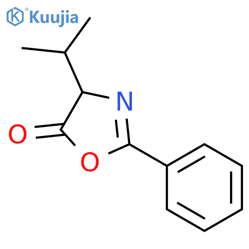 4-(1-Methylethyl)-2-phenyl-5(4H)-oxazolone structure