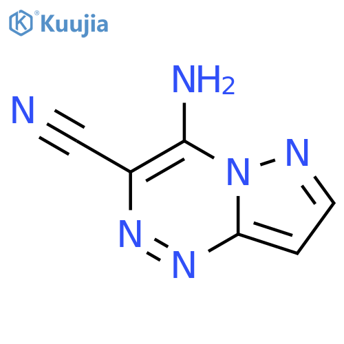 4-Aminopyrazolo5,1-c1,2,4triazine-3-carbonitrile structure