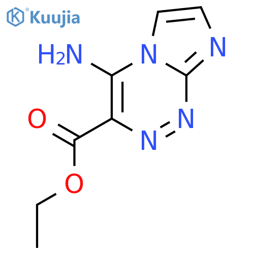 4-amino-Imidazo[2,1-c][1,2,4]triazine-3-carboxylic acid ethyl ester structure
