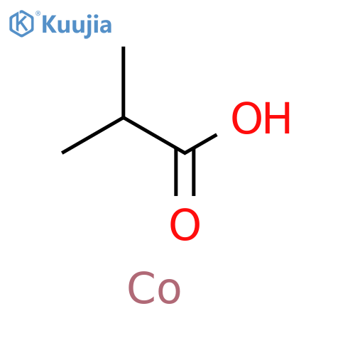 Propanoic acid, 2-methyl-, cobalt(2+) salt (2:1) structure