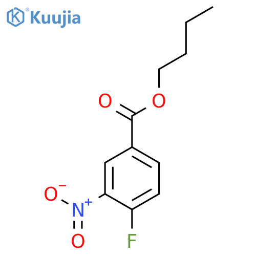 Butyl 4-fluoro-3-nitrobenzoate structure