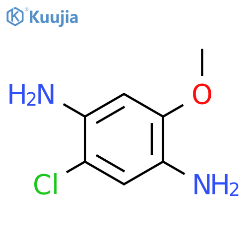 1,4-Benzenediamine, 2-chloro-5-methoxy- structure