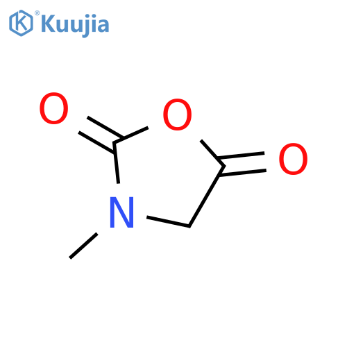 3-methyl-1,3-oxazolidine-2,5-dione structure