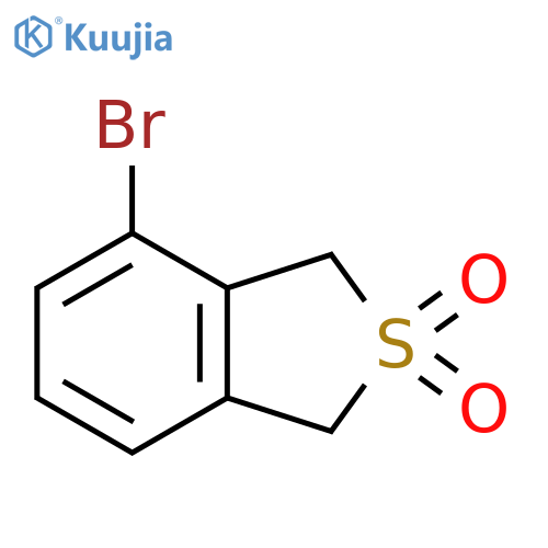 4-Bromo-1,3-dihydro-benzocthiophene 2,2-dioxide structure