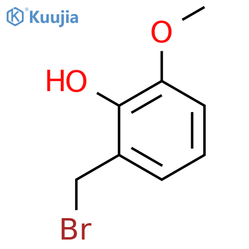 2-(bromomethyl)-6-methoxyphenol structure