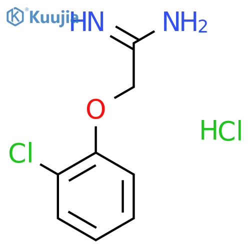 2-(2-Chlorophenoxy)ethanimidamide Hydrochloride structure