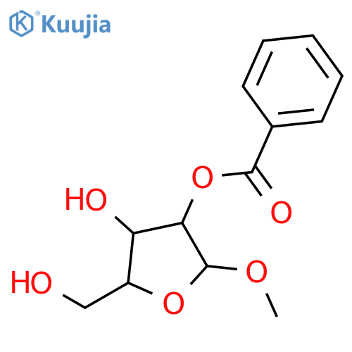 methyl 2-O-benzoylpentofuranoside structure