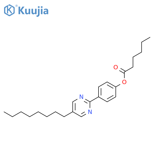 HEXANOIC ACID, 4-(5-OCTYL-2-PYRIMIDINYL)PHENYL ESTER structure