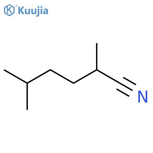 Hexanenitrile, 2,5-dimethyl- structure