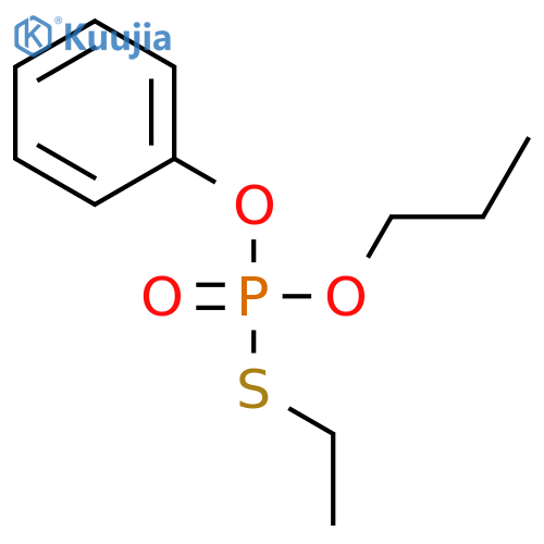 PHOSPHOROTHIOIC ACID, S-ETHYL O-PHENYL O-PROPYL ESTER structure