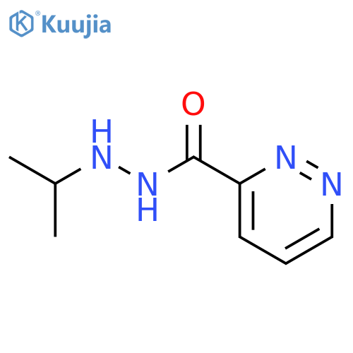 3-Pyridazinecarboxylic acid, 2-(1-methylethyl)hydrazide structure