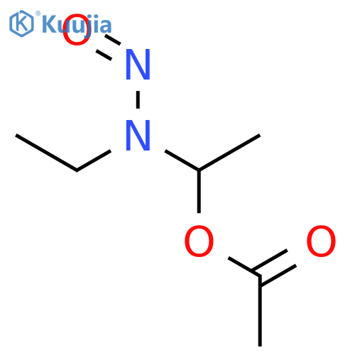 1-[ethyl(nitroso)amino]ethyl acetate structure