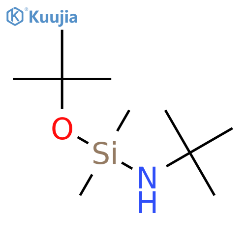 Silanamine, 1-(1,1-dimethylethoxy)-N-(1,1-dimethylethyl)-1,1-dimethyl- structure