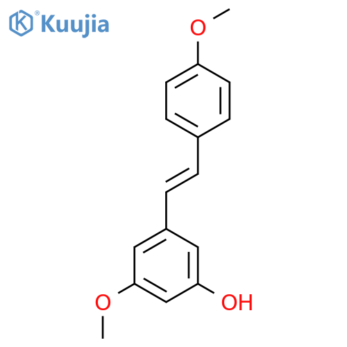 (E)-3-Hydroxy-4',5-dimethoxystilbene structure