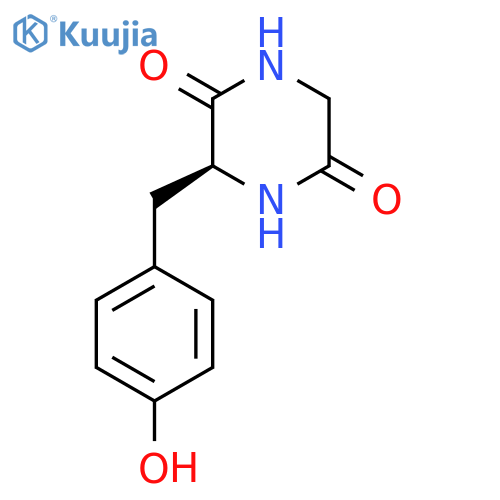 Cyclo(Gly-Tyr) structure