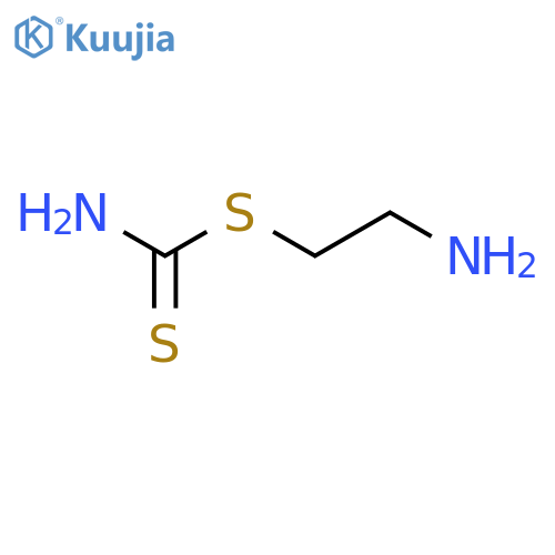 Carbamodithioic acid, 2-aminoethyl ester structure