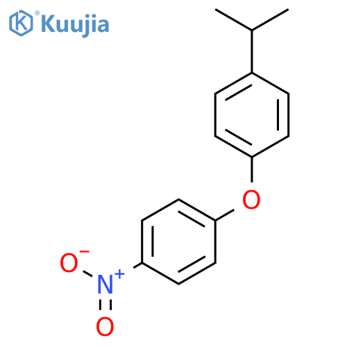 BENZENE, 1-(1-METHYLETHYL)-4-(4-NITROPHENOXY)- structure