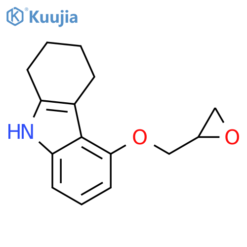 5-(Oxiranylmethoxy)-2,3,4,9-tetrahydrocarbazole structure