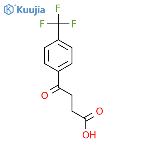 4-oxo-4-4-(trifluoromethyl)phenylbutanoic acid structure