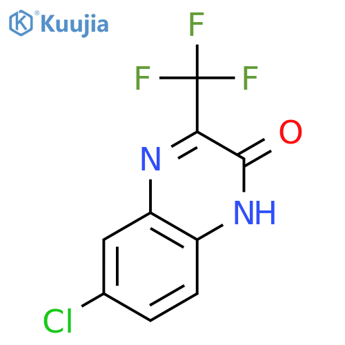 2(1H)-QUINOXALINONE, 6-CHLORO-3-(TRIFLUOROMETHYL)- structure