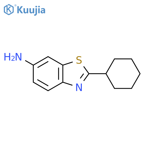 2-Cyclohexyl-benzothiazol-6-ylamine structure