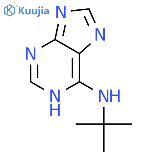 1H-Purin-6-amine, N-(1,1-dimethylethyl)- structure