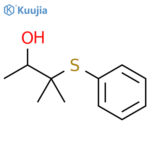 2-Butanol, 3-methyl-3-(phenylthio)- structure