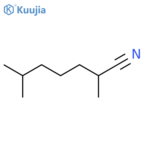 Heptanenitrile, 2,6-dimethyl- structure