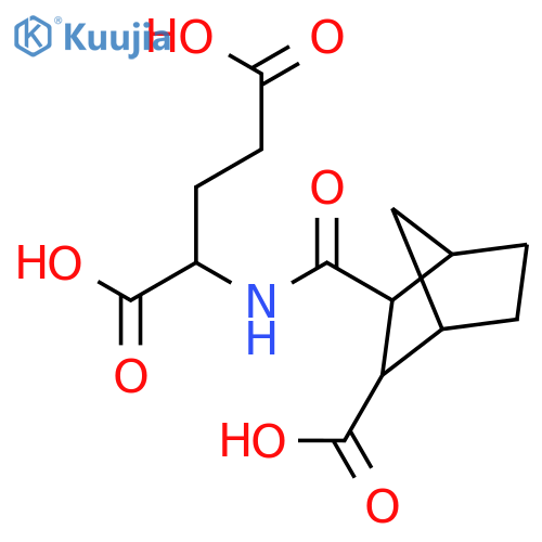 L-Glutamic acid, N-[(3-carboxybicyclo[2.2.1]hept-2-yl)carbonyl]- structure