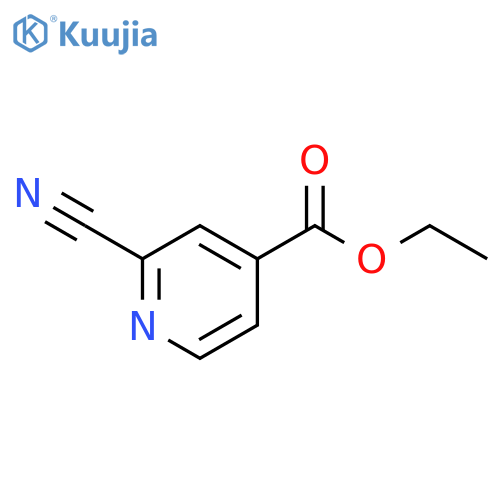 2-Cyano-4-pyridinecarboxylic Acid Ethyl Ester structure