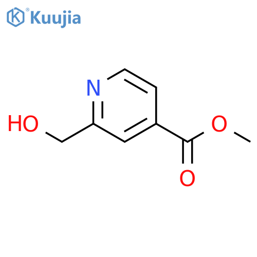 methyl 2-(hydroxymethyl)pyridine-4-carboxylate structure