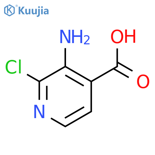 2-Chloro-3-aminoisonicotinic Acid structure